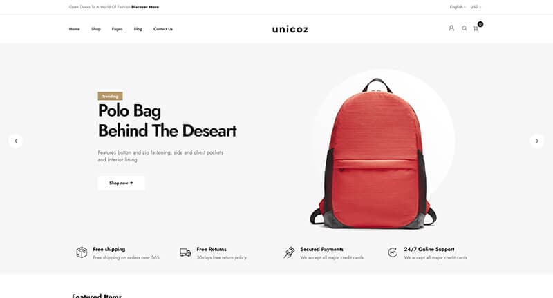 Demo 02 homepage preview