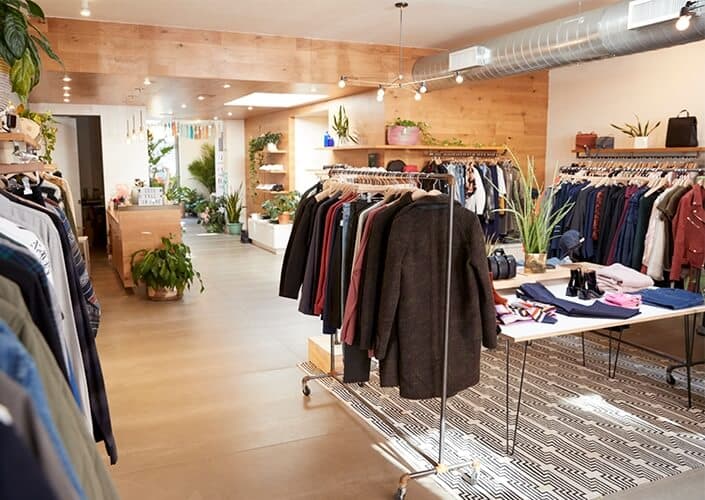 Fashion showroom interior